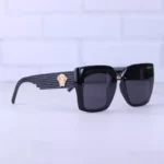 عینک آفتابی ورساچه زنانه فریم مربع مشکی Z91238/1 - Image 4