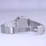 ساعت مچی ویتوریا زنانه فلزی نقره ای صفحه مربع مشکی 3386/5 - Image 2