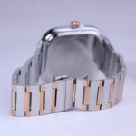 ساعت مچی ویتوریا مردانه فلزی نقره ای رزگلد قاب مربع VT 3443/3 - Image 3