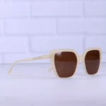 عینک آفتابی زنانه ووگ فریم کرم شیشه قهوه ای S 8592/2 - Image 4