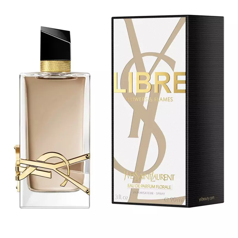 YSL-Perfume-Libre-Flowers-Flames1.webp عطر ادکلن ایوسن لورن لیبر فلاورز اند فلیمز زنانه 90 میل - Image 1