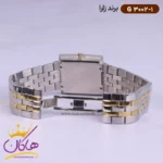 ساعت زارا مردانه فلزی نقره ای طلایی قاب مربع G3002/1 - Image 3