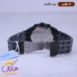ساعت الکسا مردانه فلزی تمام مشکی 0066/2 - Image 2