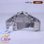 ساعت الکسا مردانه فلزی تمام نقره ای 0066/6 - Image 2