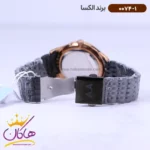 ساعت الکسا مردانه فلزی مشکی رزگلد 0074/1 - Image 2