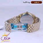 ساعت الکسا مردانه فلزی طلایی 0090/1 - Image 2