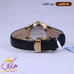 ساعت الکسا ست بند چرم صفحه سبز 0096-0097 - Image 4