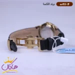 ساعت الکسا ست بند چرم صفحه سبز 0096-0097 - Image 3