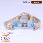 ساعت الکسا زنانه فلزی صفحه سورمه ای 0106/4 - Image 3