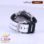 ساعت الکسا مردانه بند چرم سفید کرنوگراف 3003/1 - Image 3