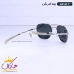 عینک آفتابی مردانه فریم خلبانی نقره ای AO 56/2 - Image 3