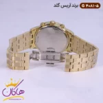 ساعت آریس گلد مردانه فلزی طلایی کد G4081/5 - Image 4