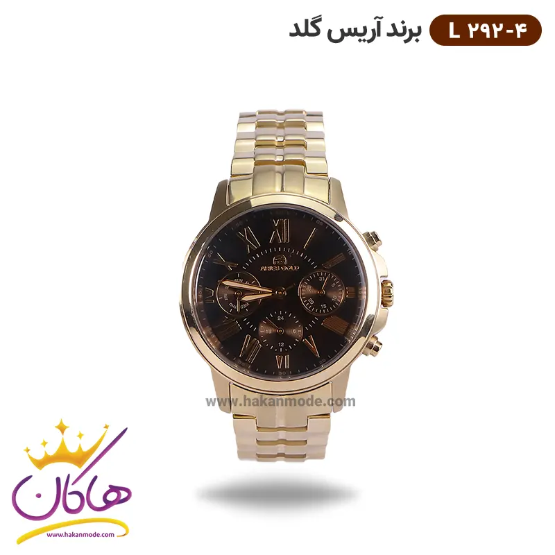 aris-gold-watch-code-L-292.4-1.webp ساعت آریس گلد زنانه فلزی طلایی کد L292/4 - Image 1