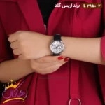 ساعت آریس گلد زنانه بند چرم کرنوگراف L2950/2 - Image 3