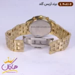 ساعت آریس گلد زنانه فلزی صفحه مشکی L4081/6 - Image 3