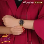 ساعت آریس گلد زنانه فلزی صفحه مشکی L4081/6 - Image 4