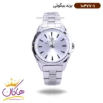 ساعت مچی بیگوتی زنانه فلزی نقره ای صفحه سفید BG 1.10477/1