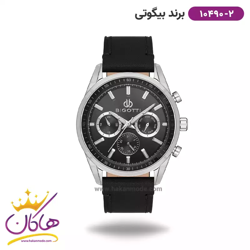 bigotti-watch-code-10491.51-1.webp ساعت بیگوتی مردانه بند چرمی فول تایم کد BG.1.10490-2 - Image 1
