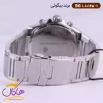 ساعت مچی بیگوتی مردانه فلزی نقره ای سه موتوره کد BG.1.10165-1 - Image 4