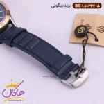 ساعت عقربه ای بیگوتی مردانه بند چرمی آبی دو زمانه کد BG.1.10246-5 - Image 4