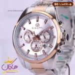 ساعت بیگوتی مردانه فلزی نقره ای رزگلد سه موتوره کد BG.1.10261-5 - Image 2