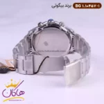 ساعت بیگوتی مردانه فلزی صفحه سفید دو زمانه کد BG.1.10457-1 - Image 4