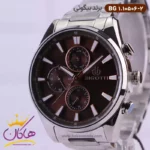 ساعت بیگوتی مردانه فلزی صفحه قهوه ای کد BG.1.10506-2 سه موتوره - Image 2