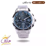 ساعت مچی بیگوتی مردانه فلزی صفحه آبی دو زمانه کد BG.1.10520-3