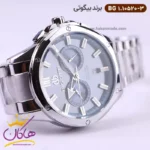 ساعت مچی بیگوتی مردانه فلزی صفحه آبی دو زمانه کد BG.1.10520-3 - Image 2