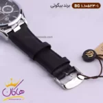ساعت بیگوتی مردانه بند چرمی مشکی فول تایم کد BG.1.10523-1 - Image 4