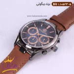 ساعت مچی بیگوتی مردانه بند چرمی قهوه ای فول تایم کد BG.1.10523-5 - Image 2
