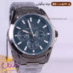ساعت بیگوتی مردانه فلزی صفحه آبی فول دیت کد BG.1.10524-5 - Image 2
