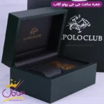 ساعت جی جی پولو مردانه فلزی صفحه مشکی کد 3092/3 - Image 2
