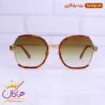 عینک آفتابی بولگاری زنانه گرد قهوه ای 9735/13