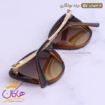 عینک آفتابی بولگاری زنانه گربه ای قهوه ای BV8253/4 - Image 8