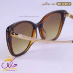 عینک آفتابی بولگاری زنانه گربه ای قهوه ای BV8253/4 - Image 6