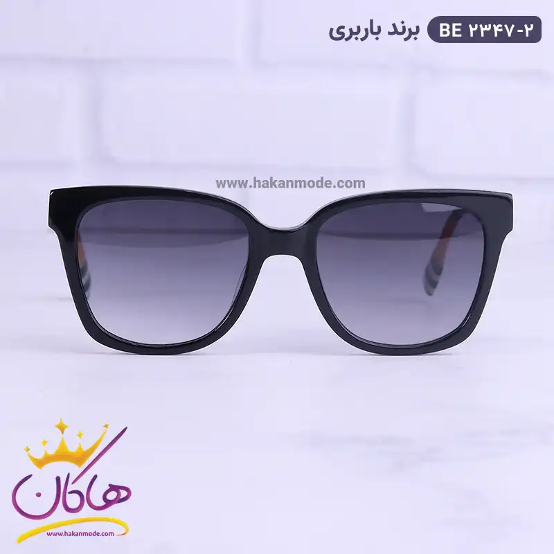 burberry-sunglasses-code-BE-2347.21.webp عینک آفتابی باربری زنانه مشکی BE2347/2 - Image 1