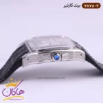 ساعت کارتیر مردانه بند چرم مشکی قاب فول نگین 2878/2 - Image 6