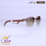عینک آفتابی مردانه کارتیر دسته چوبی 0042/2 - Image 4