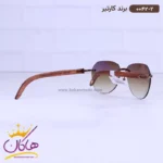 عینک آفتابی مردانه کارتیر دسته چوبی 0042/2 - Image 3