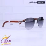 عینک آفتابی مردانه کارتیر دسته چوبی 0042/3 - Image 4