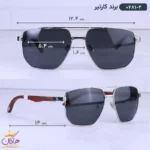 عینک آفتابی مردانه کارتیر دسته چوبی 0281/2 - Image 2