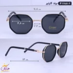 عینک آفتابی کارتیر مردانه فلز طلایی P 2851/2 - Image 2