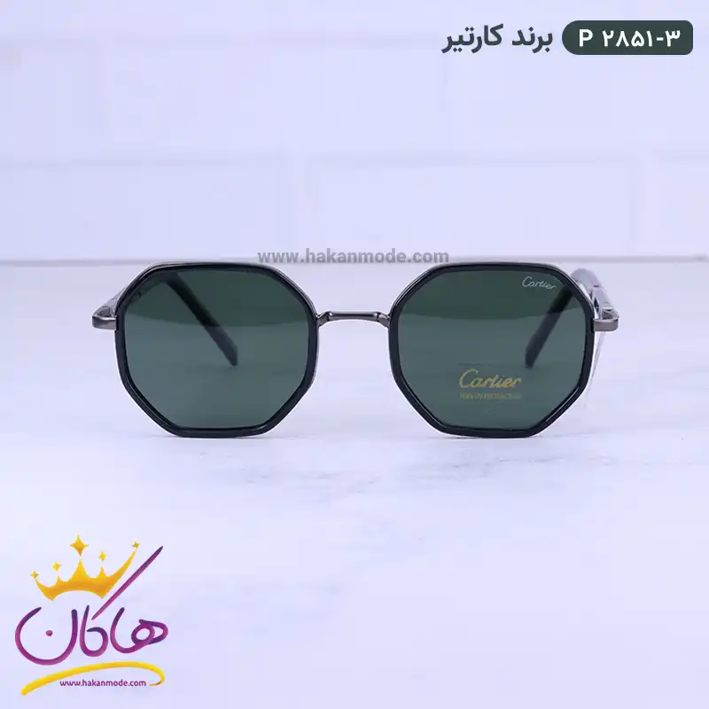 cartier-sunglasses-code-P-2851.31.webp عینک آفتابی کارتیر مردانه دودی P 2851/3 - Image 1