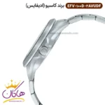 ساعت کاسیو ادیفایس مردانه فلزی نقره ای EFV-100D-2AVUDF - Image 2