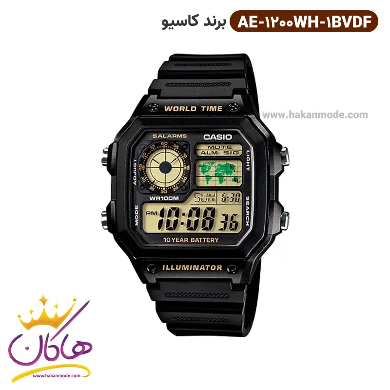casio-watch-code-AE-1200WH-1BVDF4.webp ساعت کاسیو مردانه رابر مشکی دیجیتالی AE-1200WH-1BVDF - Image 1