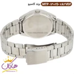 ساعت کاسیو مردانه فلزی تمام نقره ای MTP-1302D-7A2VDF - Image 3