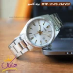 ساعت کاسیو مردانه فلزی تمام نقره ای MTP-1302D-7A2VDF - Image 2