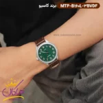 ساعت کاسیو مردانه بند چرم صفحه سبز MTP-B160L-3BVDF - Image 2