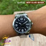 ساعت کاسیو مردانه فلزی نقره ای MTP-V004D-1B2UDF - Image 2